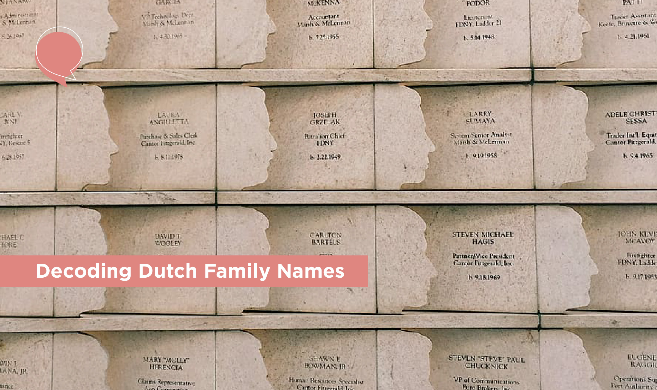 Decoding Dutch Family Names